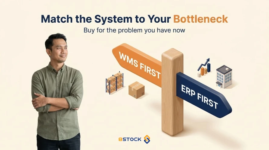 8Stock WMS - Malaysian SME owner deciding between a WMS and an ERP based on their operational bottleneck